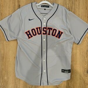 Men's Houston Astros Alex Bregman Nike Gray Jersey